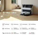 Roborock S7 Max Ultra Robot Vacuum with RockDock® Ultra angle 17