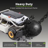 Mow, Vac and Plow Bundle with S1 4WD 18Ah 75% Slope Mower angle 10
