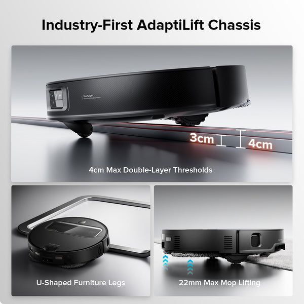 Roborock Saros Z70 Robot Vacuum with OmniGrip™ Mechanical Arm View 2 - Noxmow Official Hardware