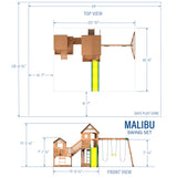 Malibu Swing Set angle 2