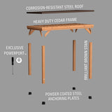 12x9.5 Arcadia Gazebo angle 12