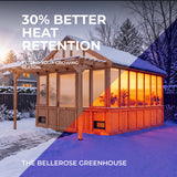 13x11 Bellerose XL Greenhouse angle 15
