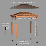 14x10 Barrington Gazebo angle 12