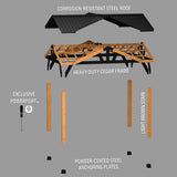 14x10 Crosswind Gazebo angle 11