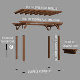 14x10 Ashland Pergola angle 9