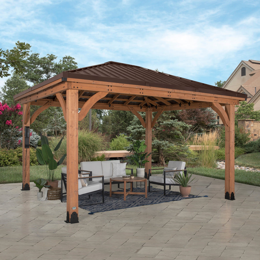 14x10 Barrington Gazebo detail view
