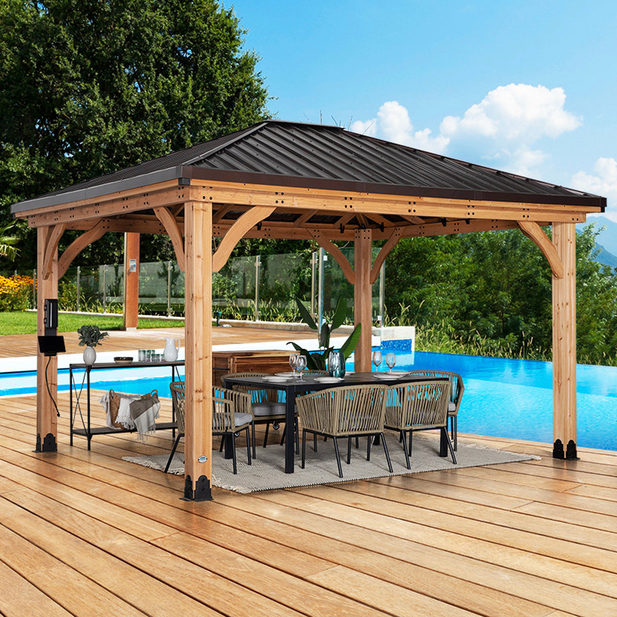 14x12 Barrington Gazebo - Noxmow Official Hardware
