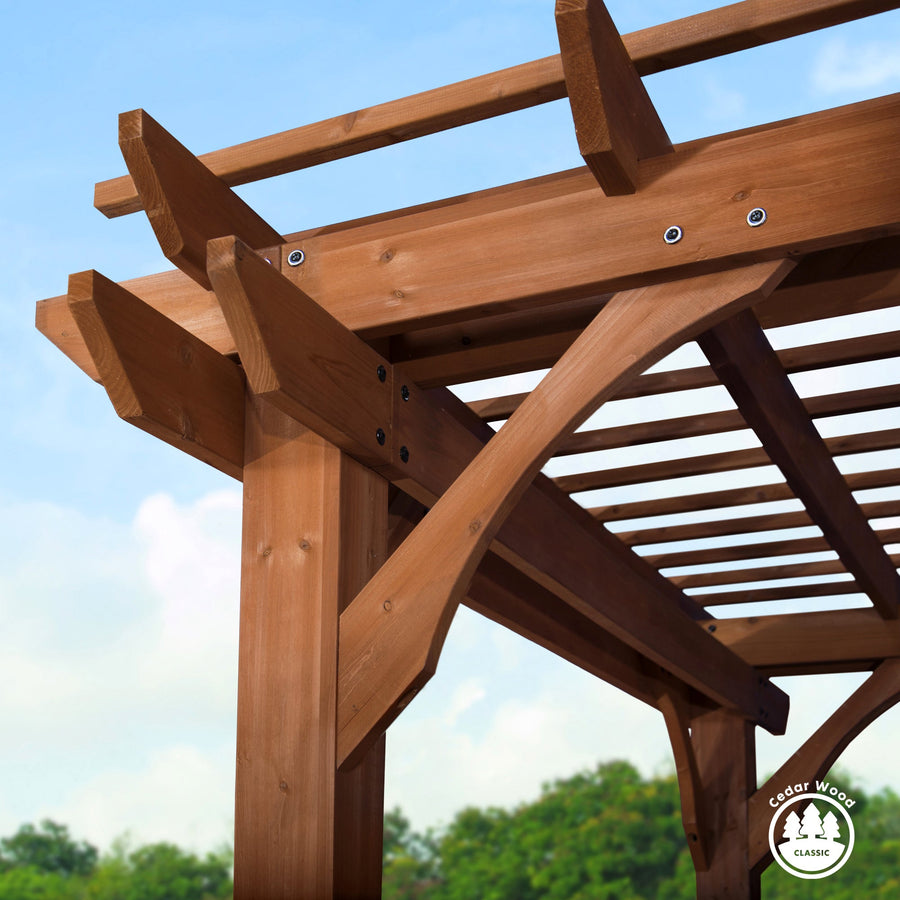 10x10 Beaumont Pergola detail view