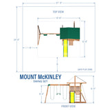 Mount McKinley Swing Set angle 2