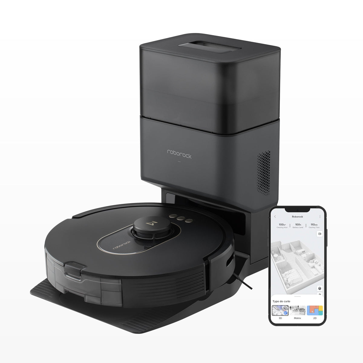 Roborock Q5 DuoRoller+ Robot Vacuum Cleaner with Auto-Empty Dock - Noxmow Official Hardware