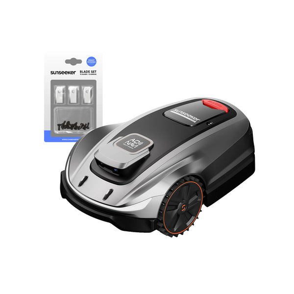 Sunseeker X5 Robot Mower + Blades Kit, Wire-Free Perimeter View 2 - Noxmow Official Hardware