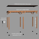 20x9.5 Arcadia Gazebo angle 8