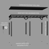 20x9.5 Stonebridge Gazebo/Carport angle 13