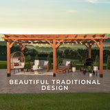 20x12 Beaumont Pergola angle 2