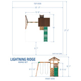 Lightning Ridge Swing Set angle 3