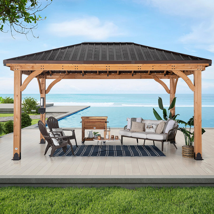 16x12 Barrington Gazebo detail view