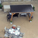 Saxony XL Grill Gazebo angle 11