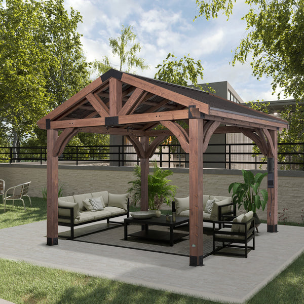 12x10 Gazebo View 2 - Noxmow Official Hardware