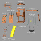 Sterling Point Swing Set angle 32