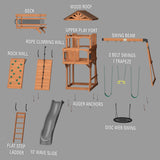 Sterling Point Swing Set angle 12