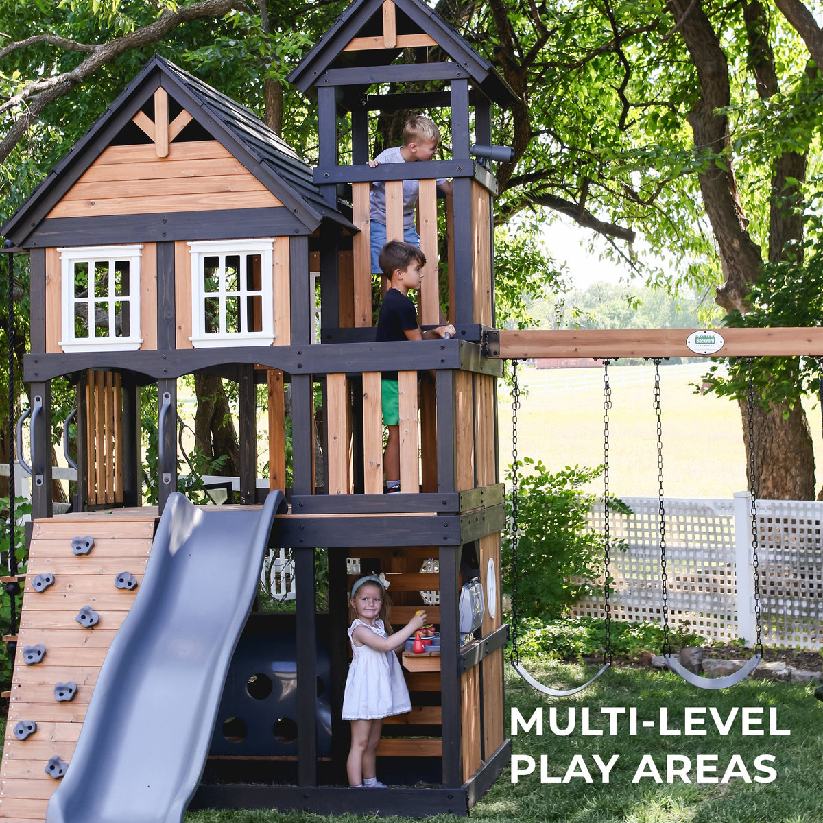 Mystic Tower Swing Set - Noxmow Official Hardware