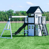 Canyon Creek Swing Set – White angle 12