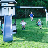 Canyon Creek Swing Set – White angle 6