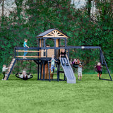 Timber Crossing Swing Set angle 2