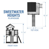 Sweetwater Heights Elevated Playhouse angle 1