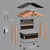 Palisade Outdoor Bar angle 15