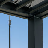 12x10 Sarasota Steel Louvered Pergola angle 11