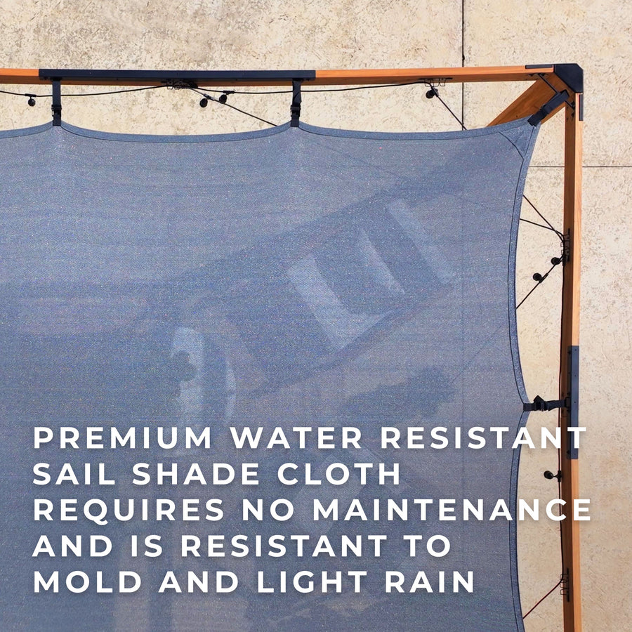 12x10 Brendan Sail Shade Pergola detail view