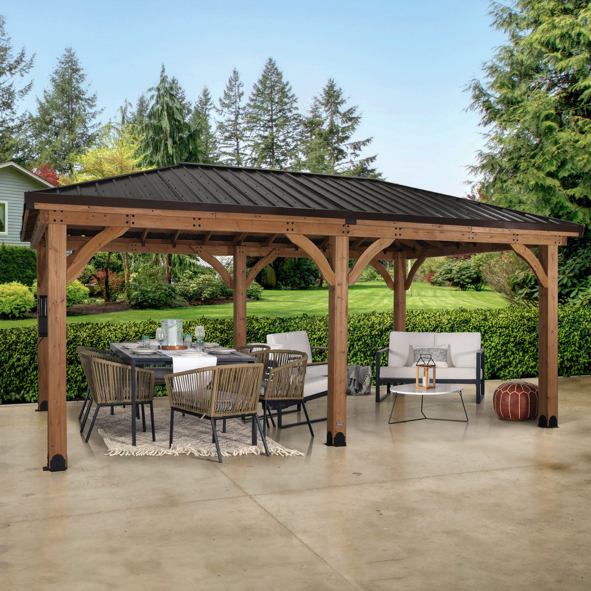 20x12 Barrington Gazebo/Carport - Noxmow Official Hardware