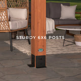24x12 Beaumont Pergola angle 9