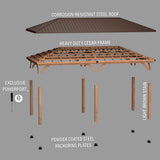 24x12 Barrington Carport/Gazebo angle 12
