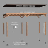 24x12 Arcadia Gazebo angle 1