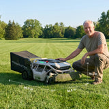 Mowrator S1 21" Leaf & Lawn 2WD 45% Slope (24°) Remote Control Mower angle 9