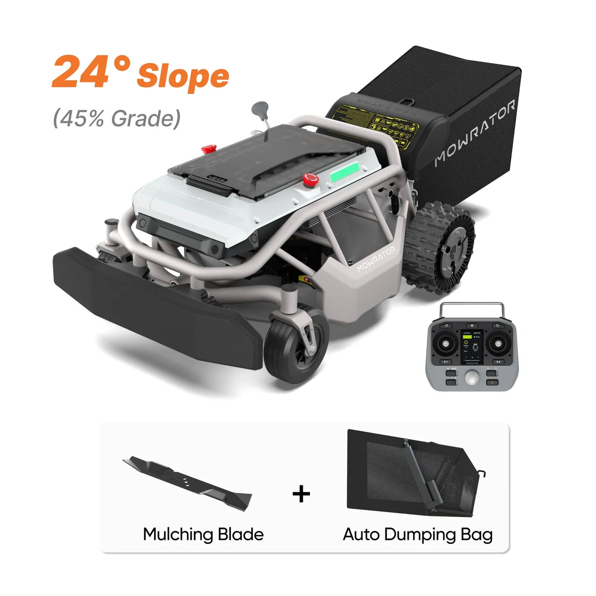 Mowrator S1 Auto-Dumping Lawn Care Bundle - Noxmow Official Hardware
