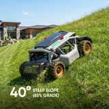 Mowrator S1 21" Leaf & Lawn 4WD 85% Slope (40°) Remote Control Mower Wide Wheel Edition angle 3