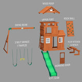 Shenandoah Swing Set angle 10