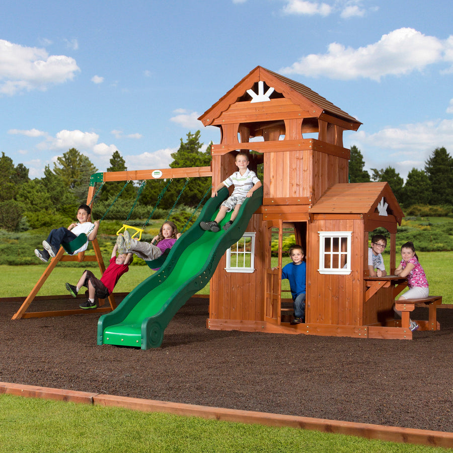 Shenandoah Swing Set detail view