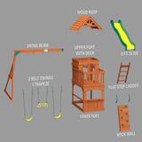 Atlantis Swing Set angle 10