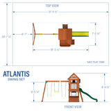 Atlantis Swing Set angle 3