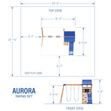 Aurora Swing Set angle 2