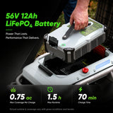 Mowrator S1 21" Leaf & Lawn 2WD 45% Slope (24°) Remote Control Mower angle 6