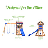 Bay Pointe Swing Set angle 3