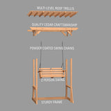 Callahan Pergola Swing angle 7