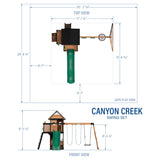 Canyon Creek Swing Set angle 13