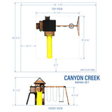 Canyon Creek Swing Set angle 21
