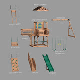 Caribbean Swing Set angle 15